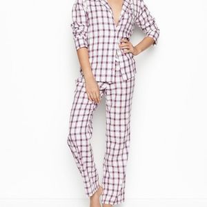 Victoria Secret Flannel PJ set size Small